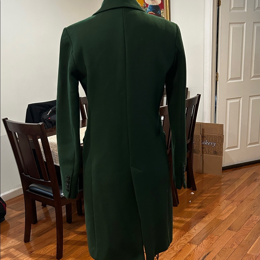 Zara Dark Green Women's Blazer Coat - Picture 7 of 9